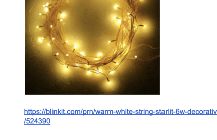 Warm White String Starlit 6W Decorative LED Lights (12 m) - Philips Lighting